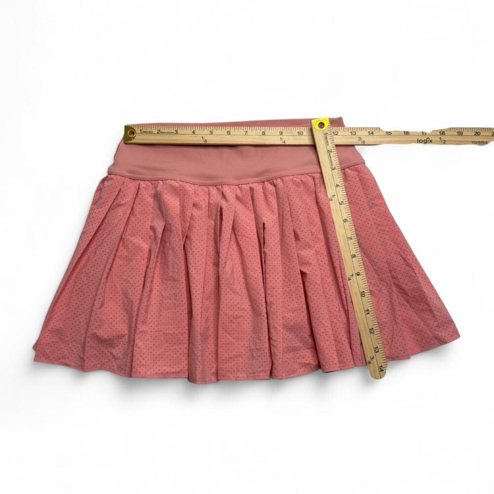 Aerie Pink Low Rise Pleated Activewear Workout - Temnis Skirt Womens size M - Picture 4 of 6